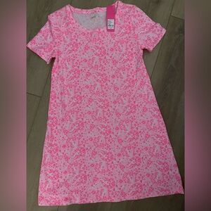 Lilly Pulitzer Pink and White Cody Dress Size S